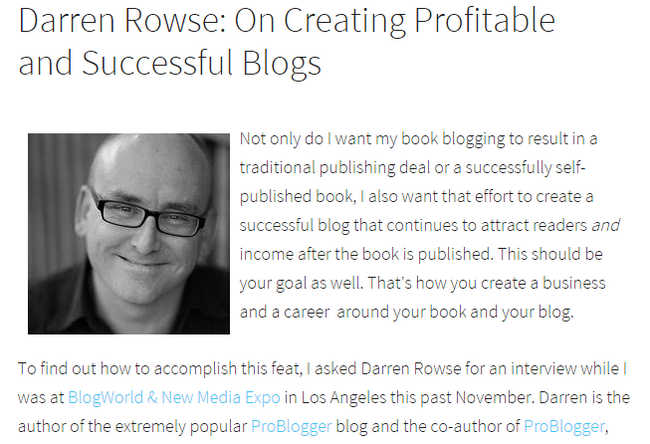 Darren Rowse On Creating Profitable and Successful Blogs