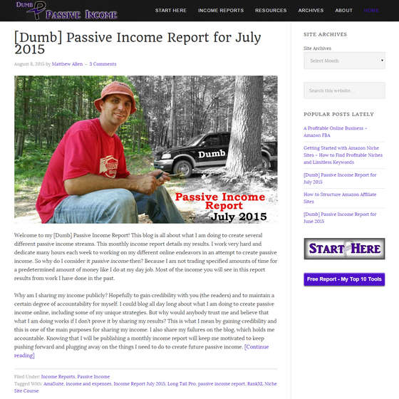 Dumb Passive Income