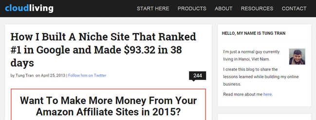 How I Built A Niche Site That Ranked