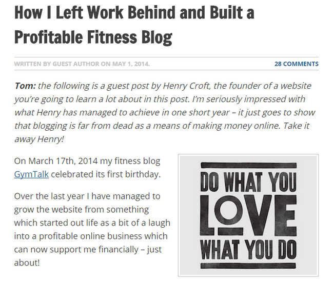 How I Left Work Behind and Built a Profitable Fitness Blog