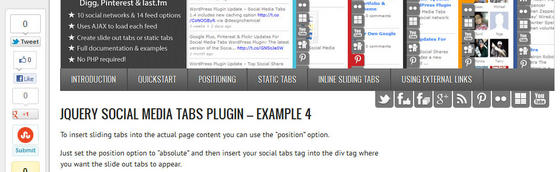 Social Network Tabs For WordPress